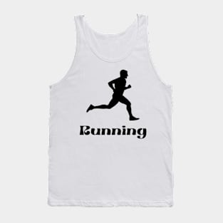 Man Running for fitness Tank Top